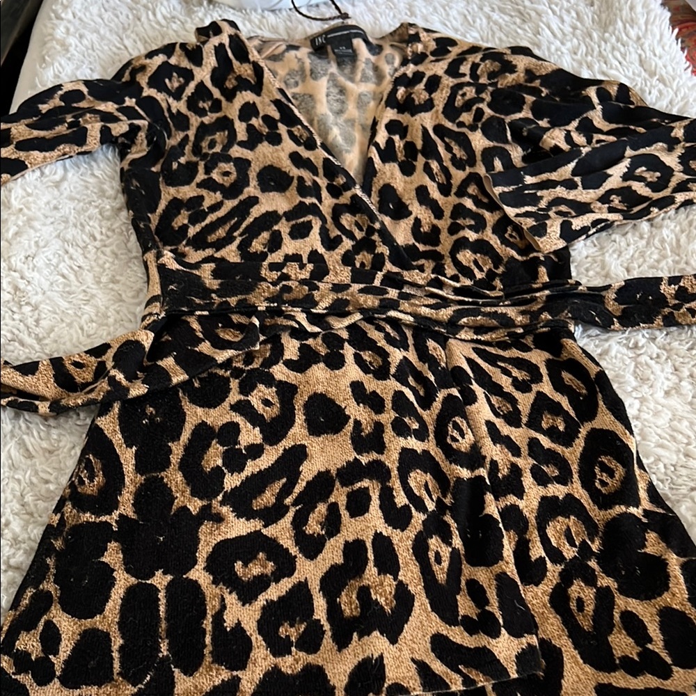 Belted Leopard Cardigan